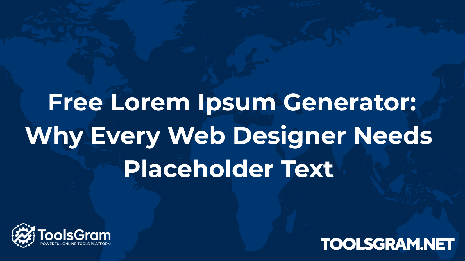 Free Lorem Ipsum Generator: Why Every Web Designer Needs Placeholder Text
